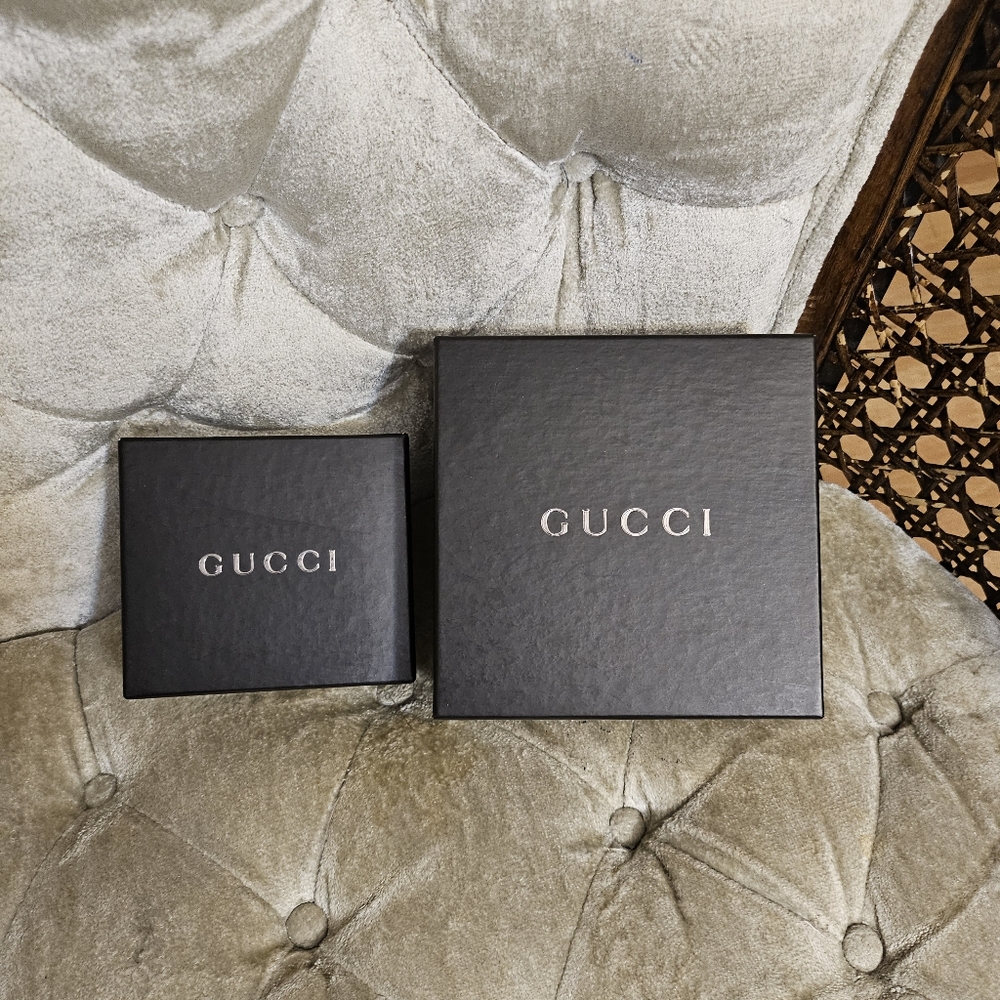 Authentic Gucci Black Empty Small Boxes